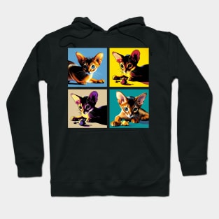 Abyssinian Pop Art - Cute Kitties Hoodie